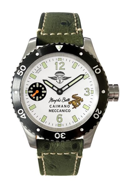 Caimano Meccanico Quadrante Bianco