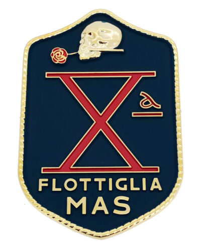 Scudetto ottone X° Mas