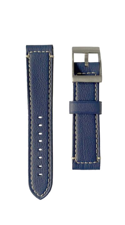 Cinturini in Lorica Blu ansa 22 mm