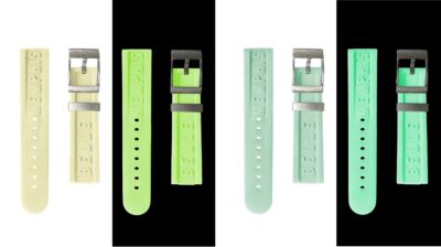 Cinturini in gomma operativa fluorescente Ansa 22 mm