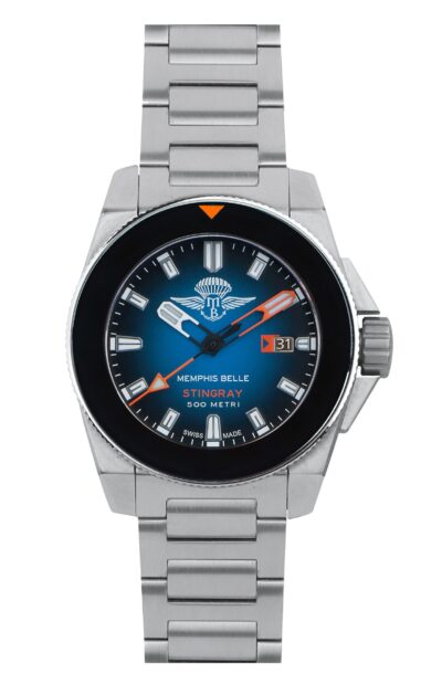 Stingray MBW Ghiera Nera Phantom Quadrante Blu
