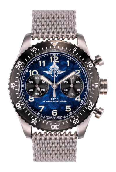 Crono B 17 F Bicompax Quadrante Blu