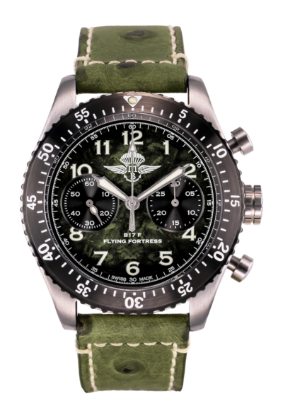 Crono B 17 F Bicompax Quadrante Verde